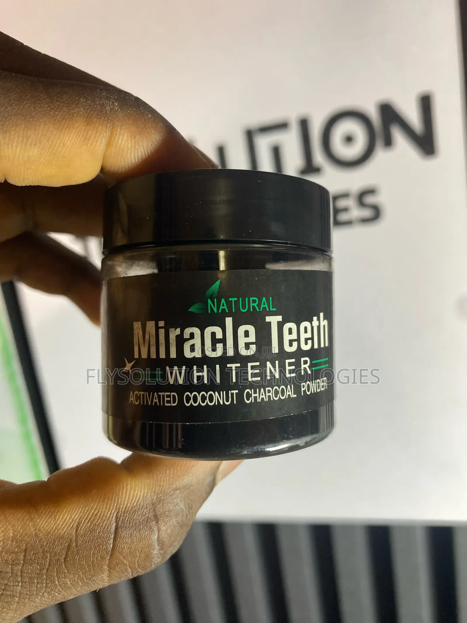 Miracle Teeth Whitener Activated Coconut Charcoal Powder