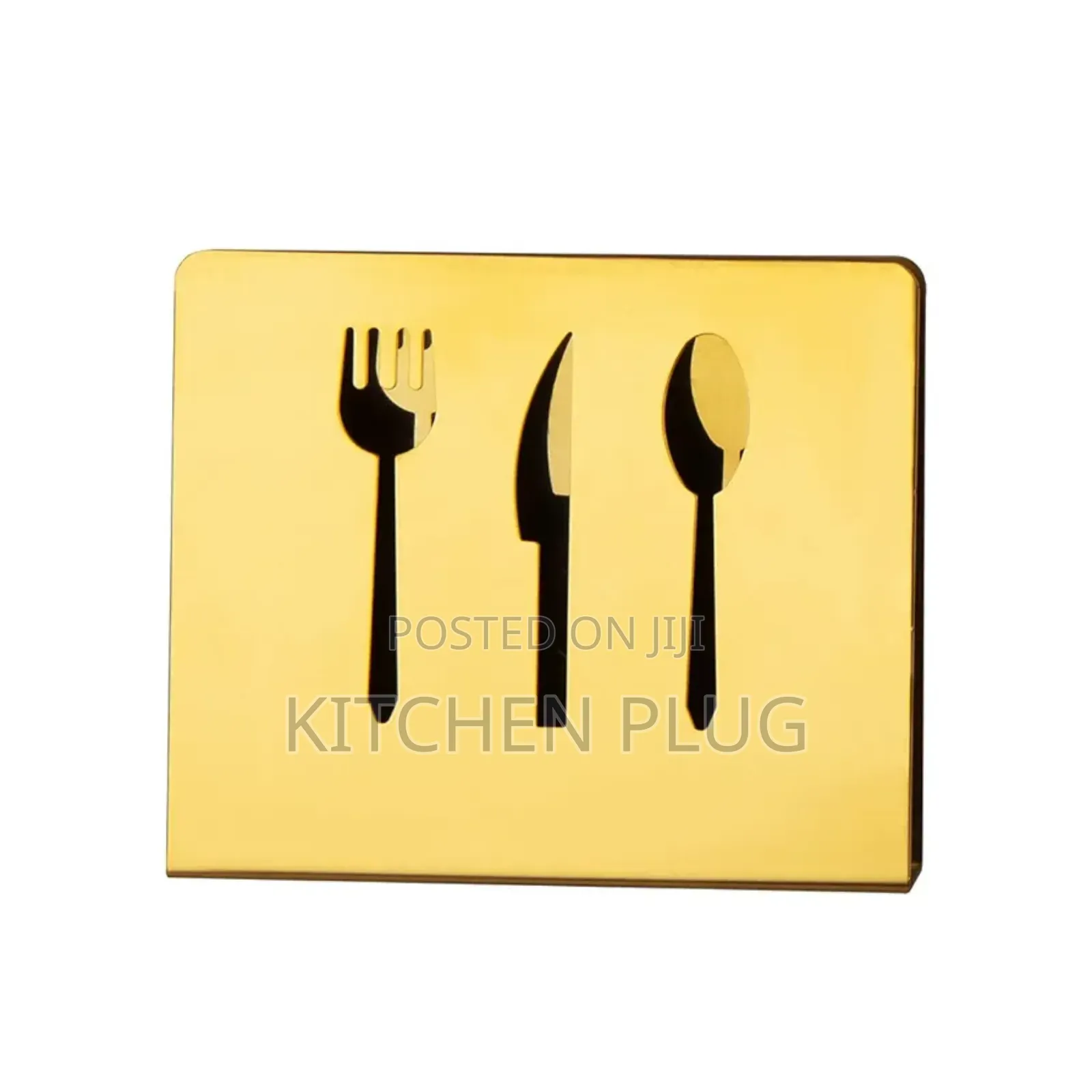 Gold-coloured, Stainless Steel Napkin Holder For Hotel, Restaurants,