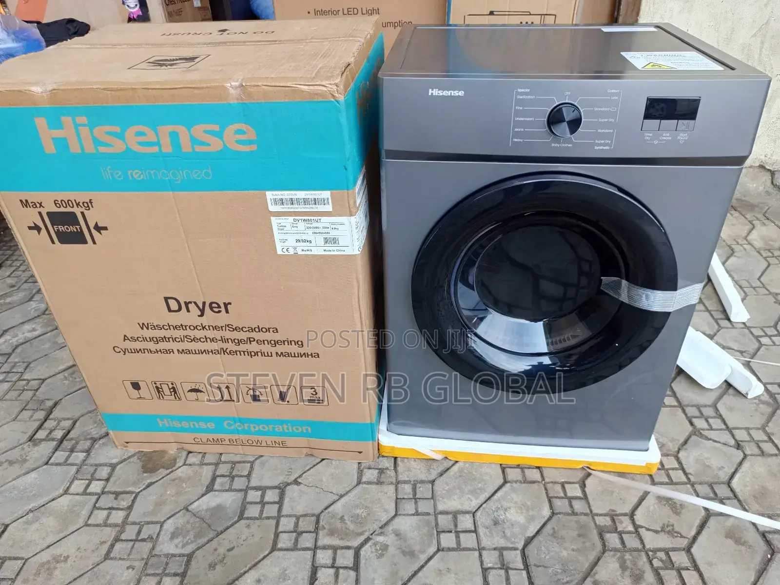 Hisense 8kg Tumble Laundry Dryer | 801