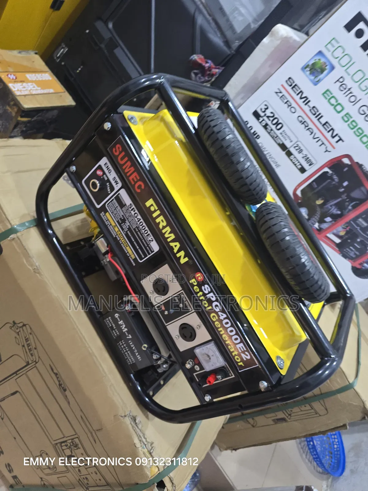 Sumec Firman Petrol Generator 3.5kva 100% Copper Coil