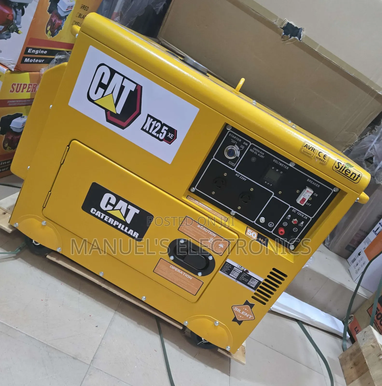 Come I Have Cat Diesel Soundproof Generator 10.5kva 100% Copper Coil