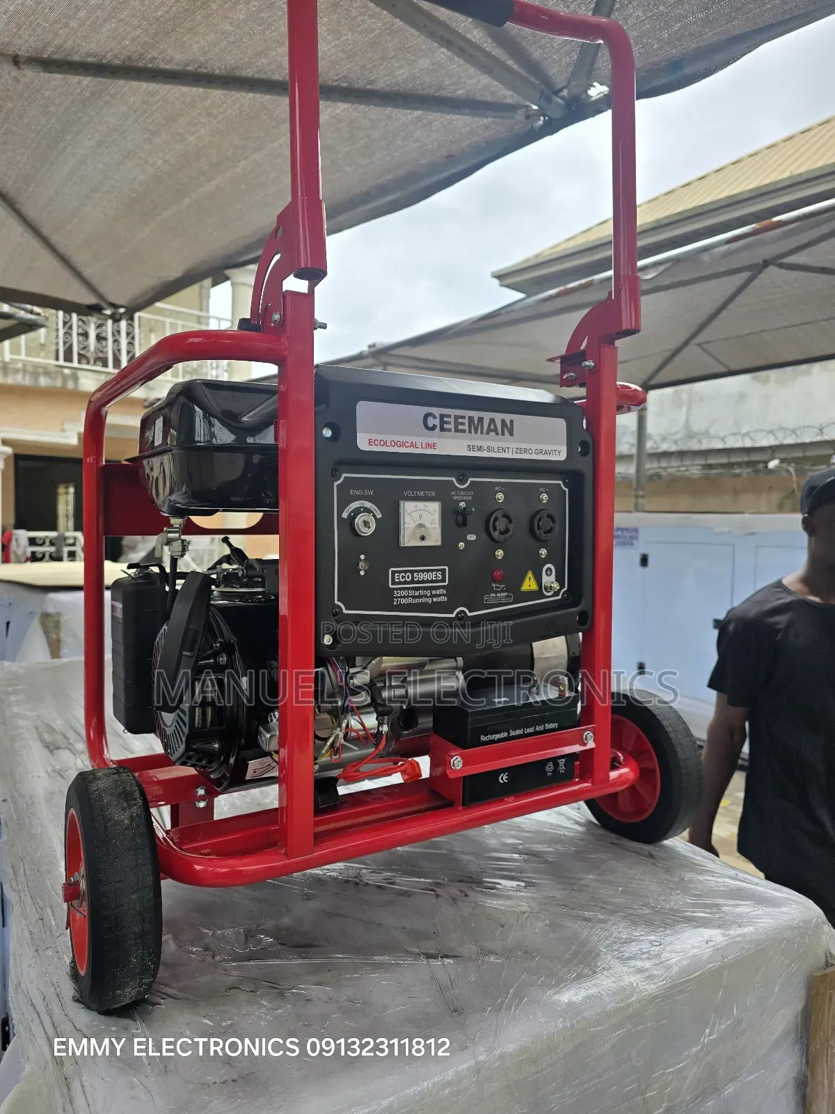 《》4.5kva Original Ceeman Petrol Gen Model Eco5990e2 100% Copper Coil