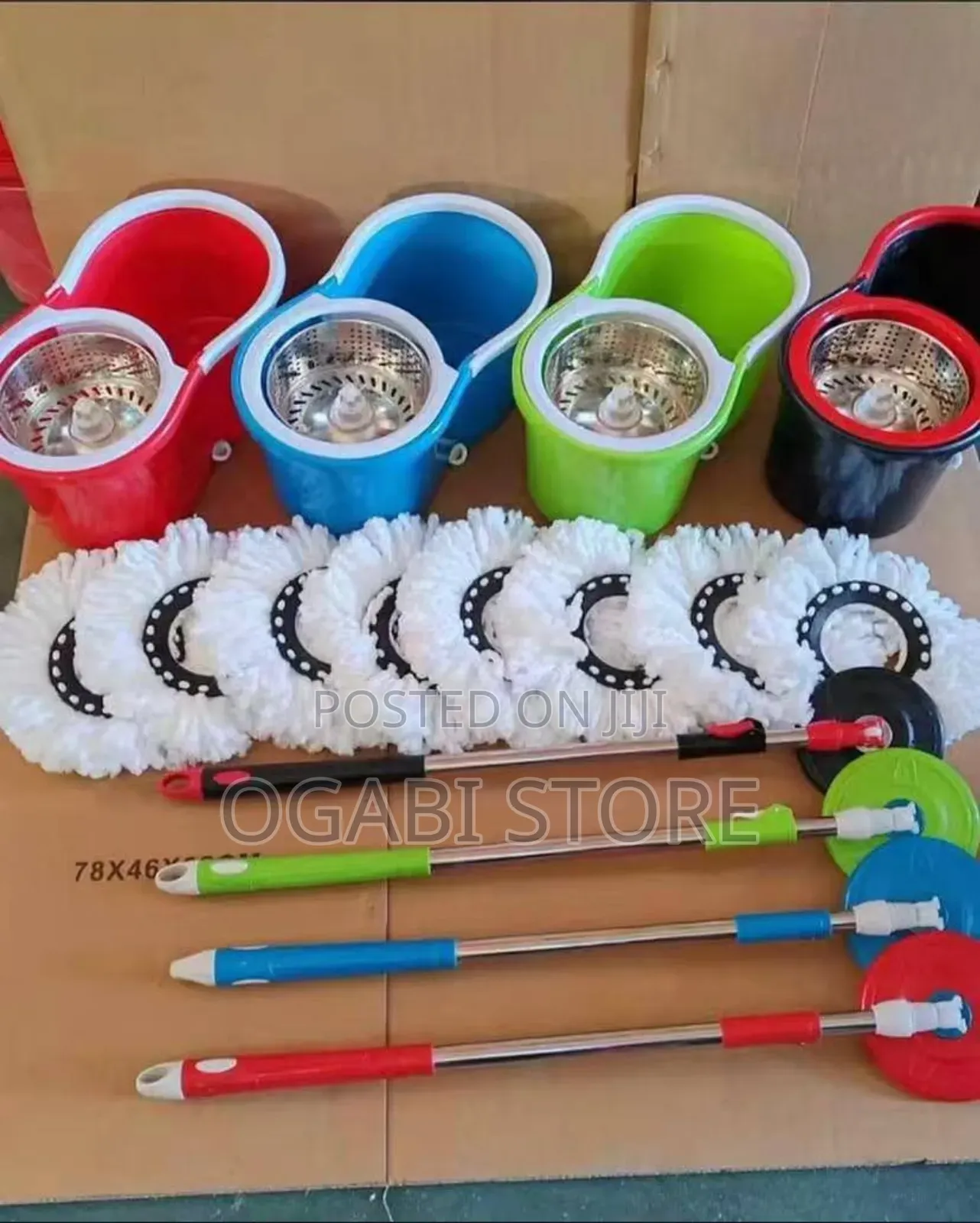 360° Spin Mop With Bucket