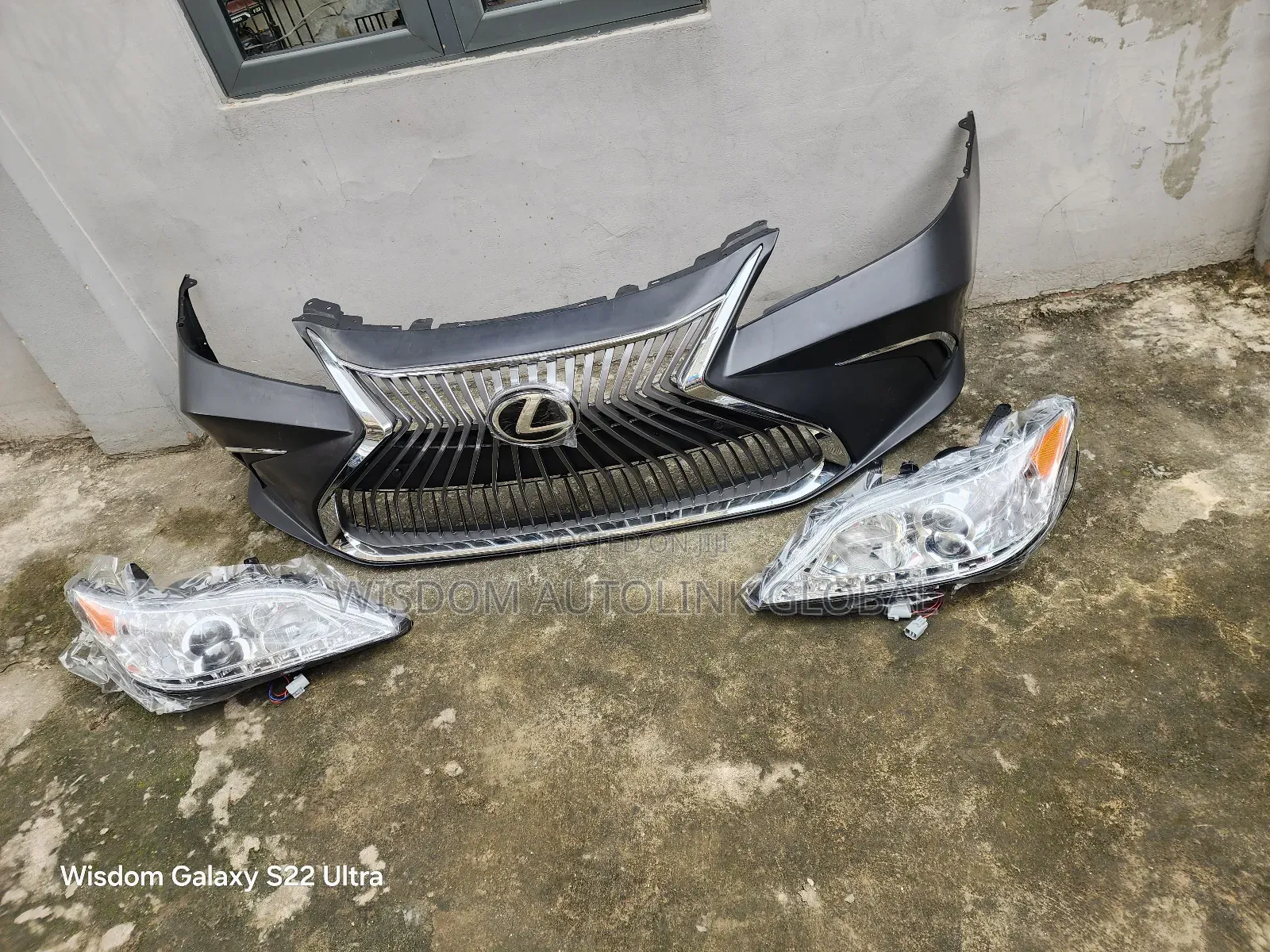 Upgrade Bumper And Headlights Es350 2007-2011 Upgrade To 2022 Direct