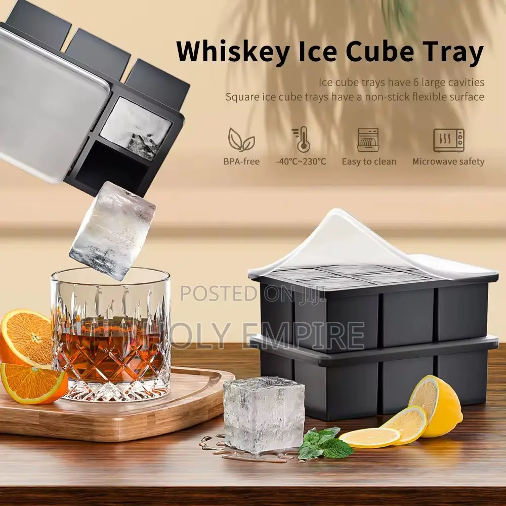 Ice Cube Trays Silicone Ice Cube Molds for Freezer With Lid Reusable