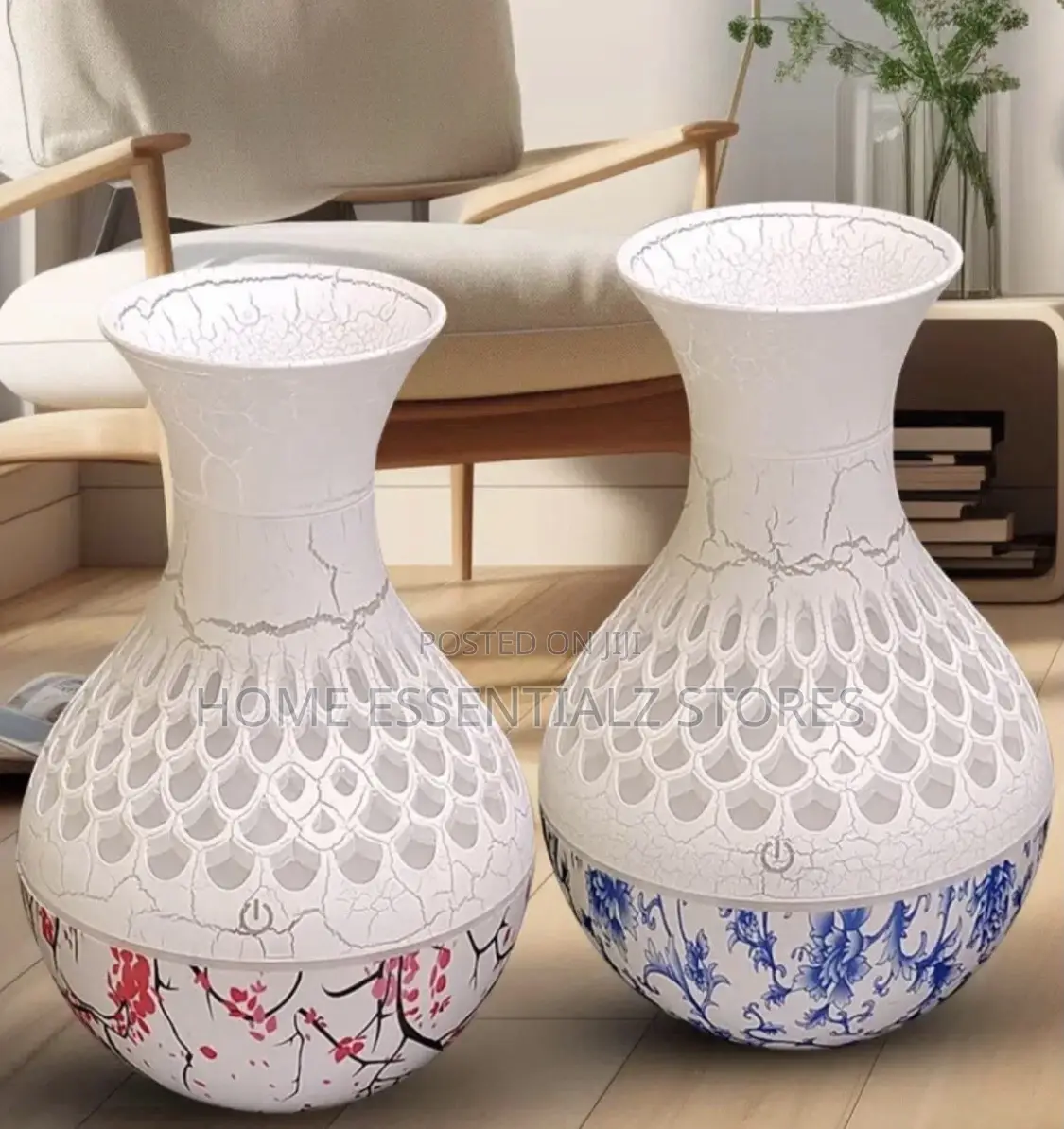 Cracked Vase Air Humidifier With 7 Colors