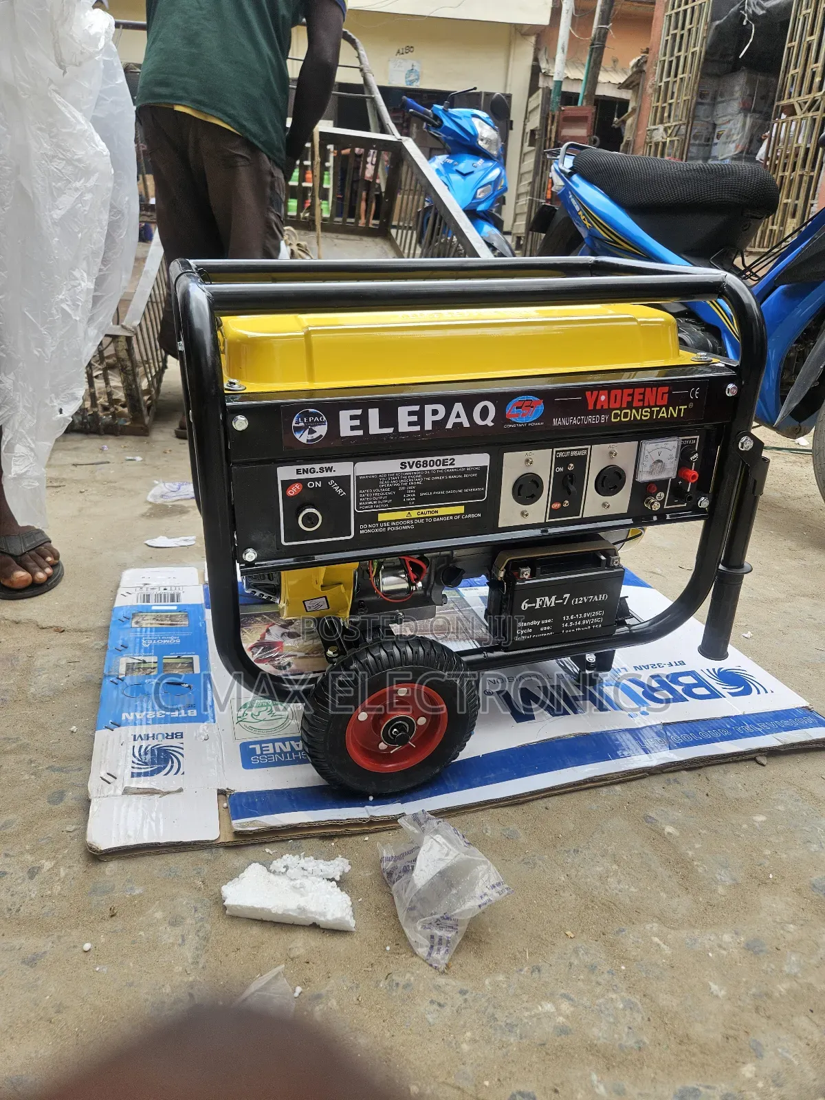 Elepaq 4.5kva Petorl Generator Key Available