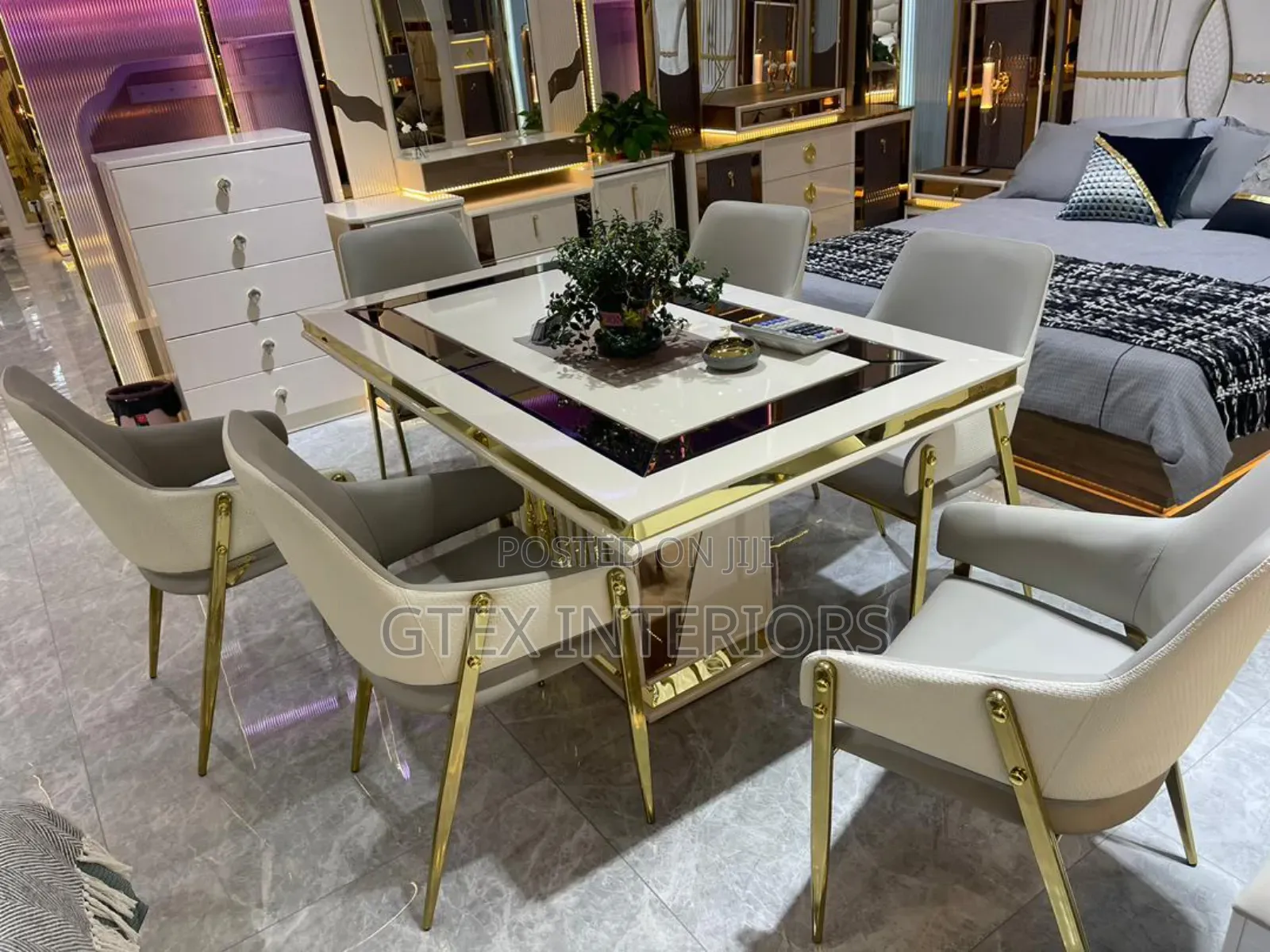 Luxury Marble Dinning Set
