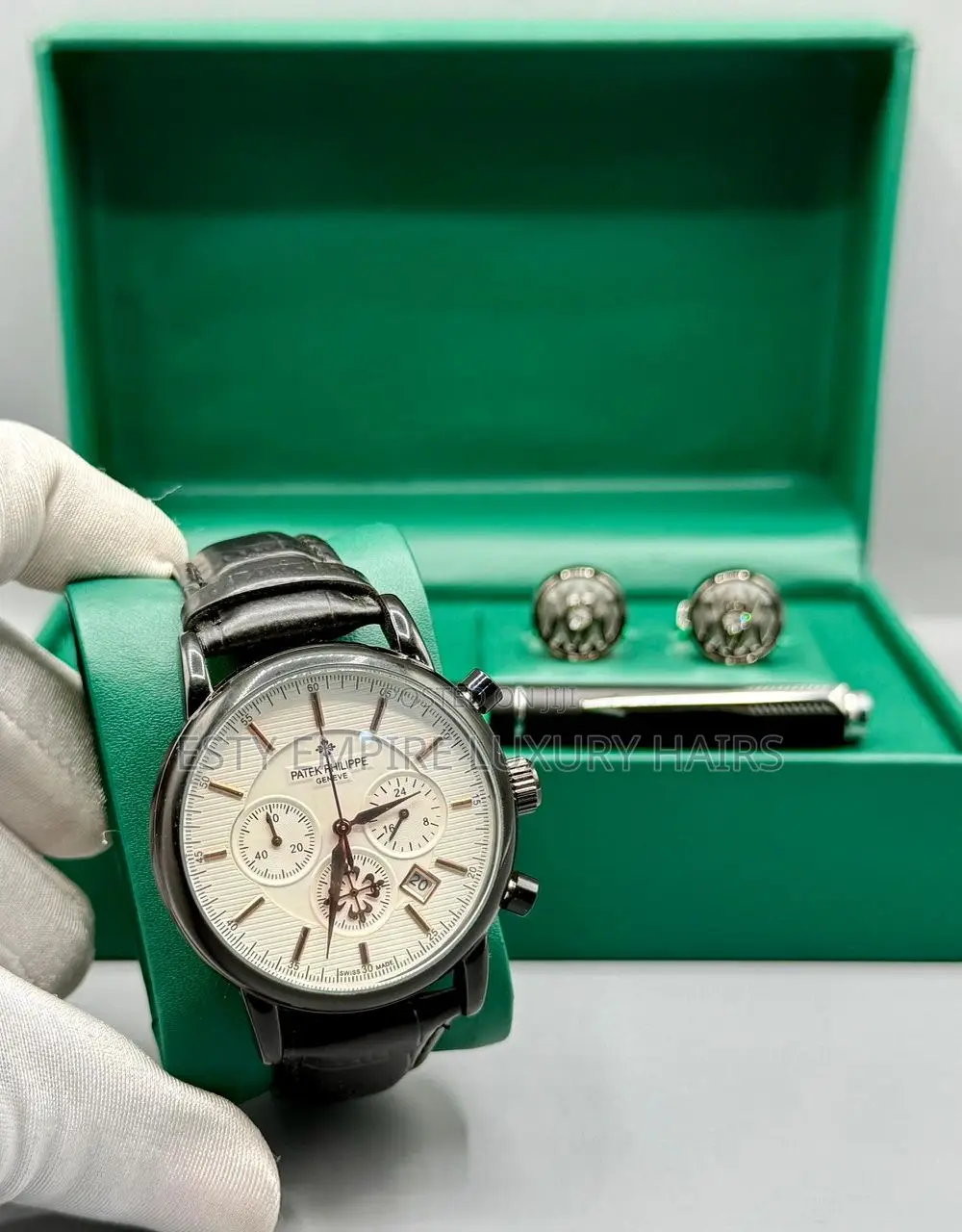 High Quality Luxury Patek Philippe Leather Wristwatch