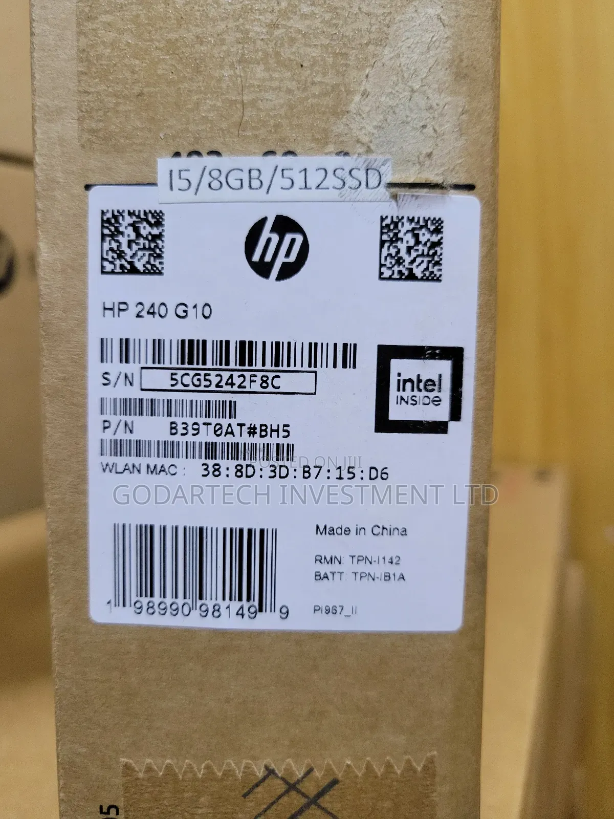 New Laptop HP 14-Dq1025cl 8GB Intel Core I5 SSD 512GB