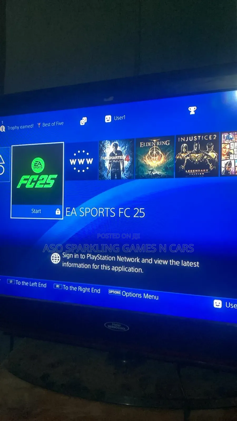 Playstation 4 Uk Used Promo Grade 1 With 8games Low Version