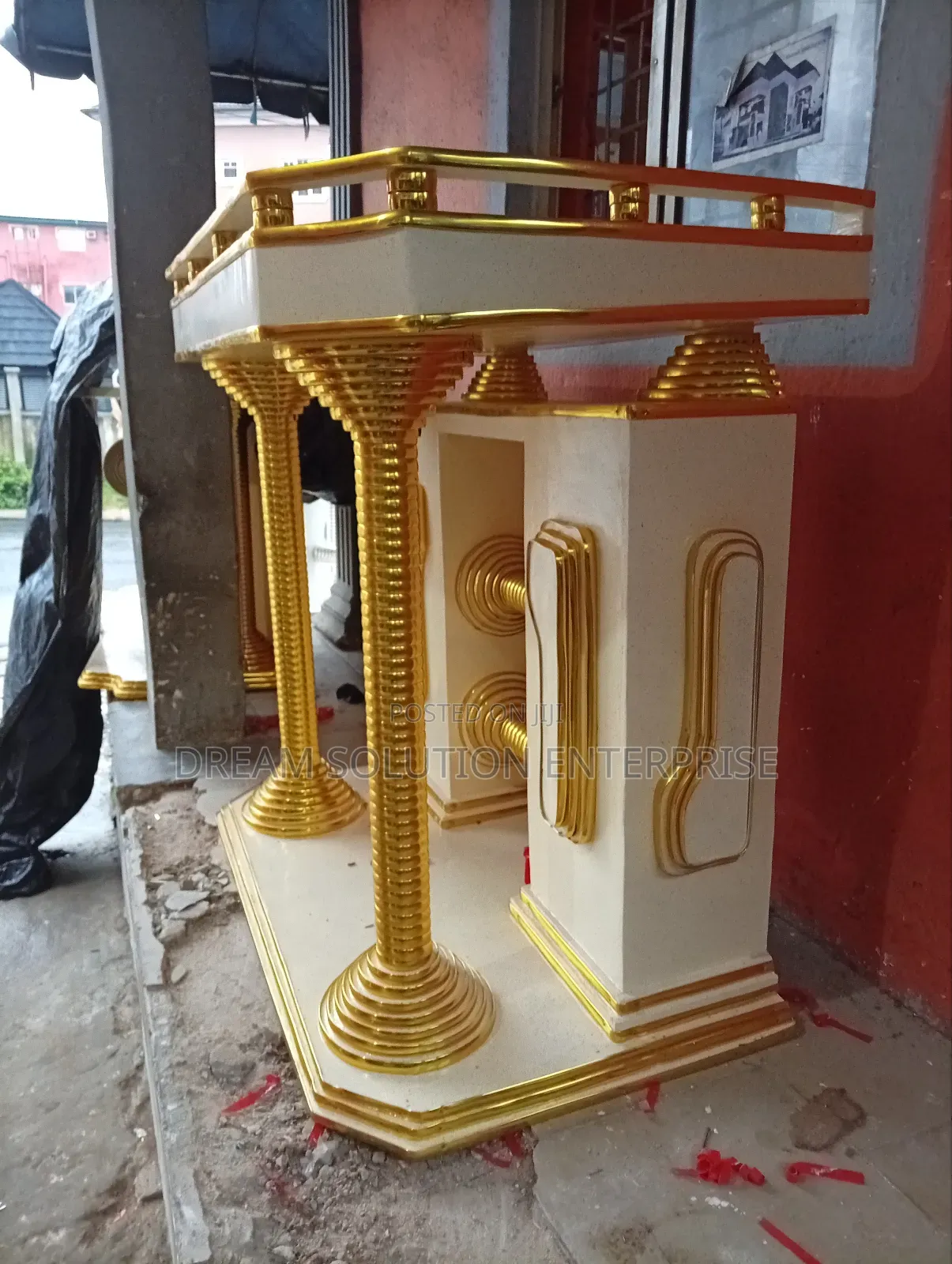 Golden Church Pulpit