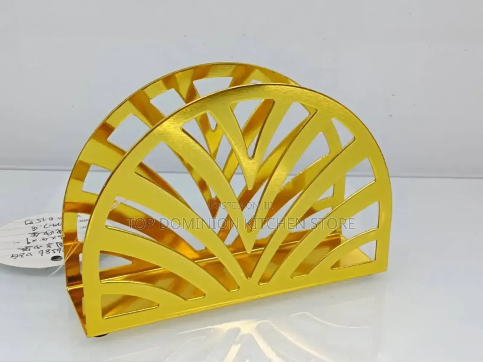 Quality Gold Serviette Holder Stand