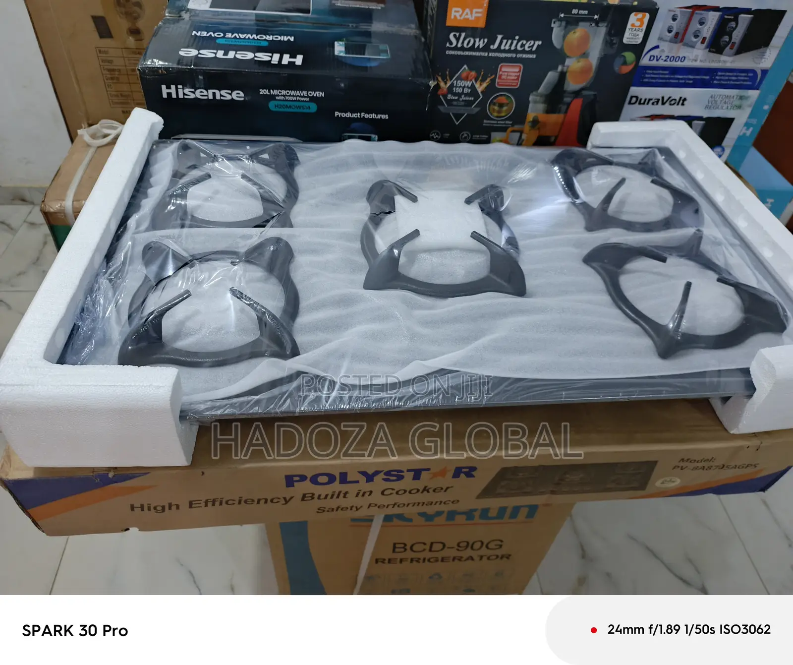 Quality Inbuilt Gas Hob – 5 Burners With Safety Features