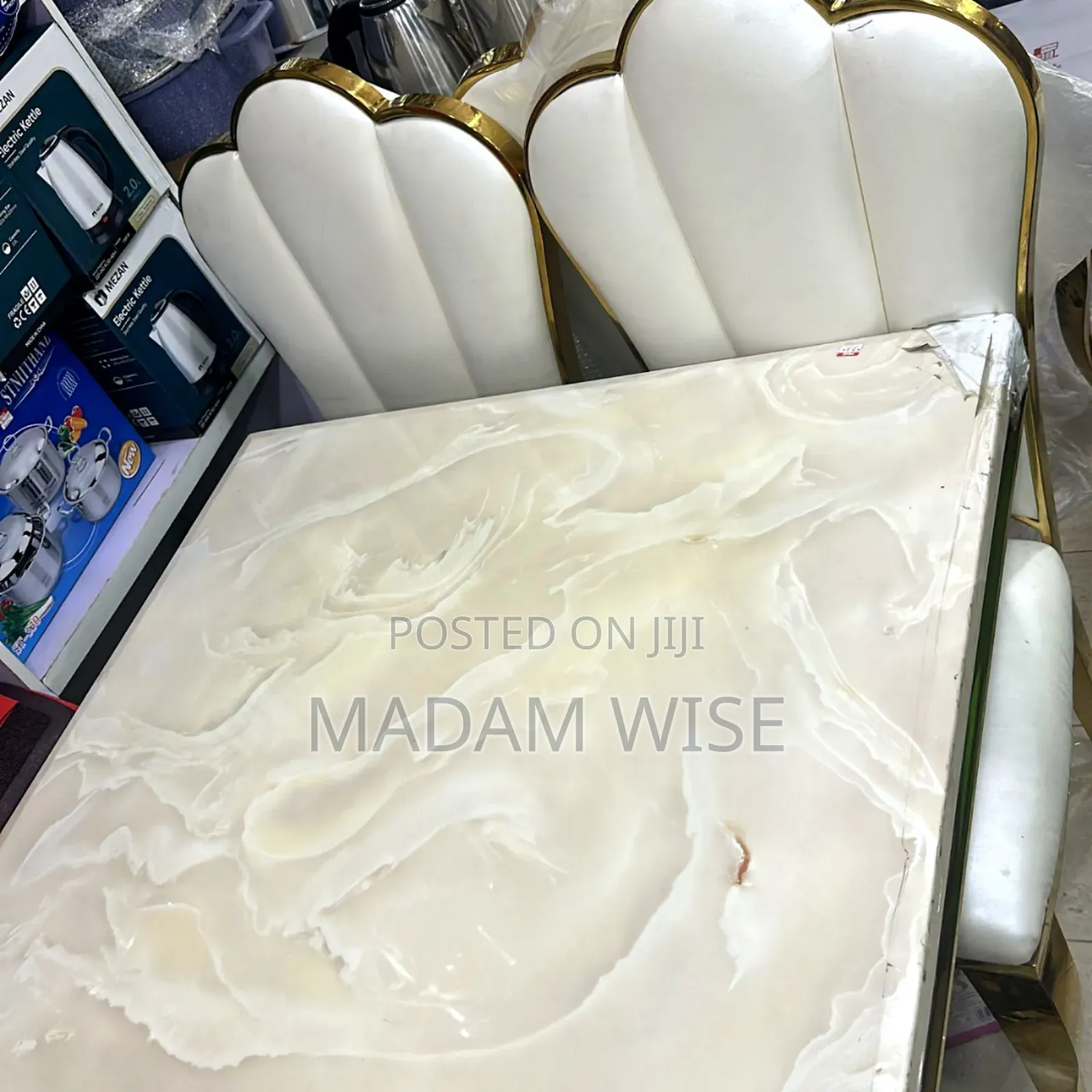 High Quality Dining Table Set (Marble)