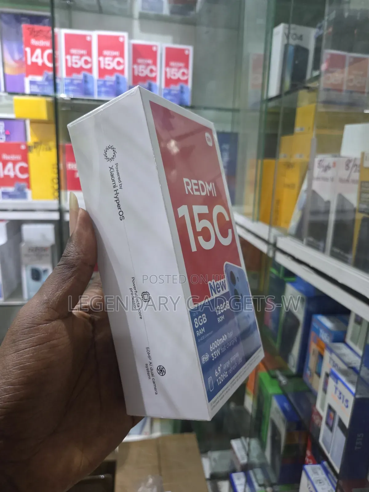 New Xiaomi Redmi 15C 4G 128 GB Black