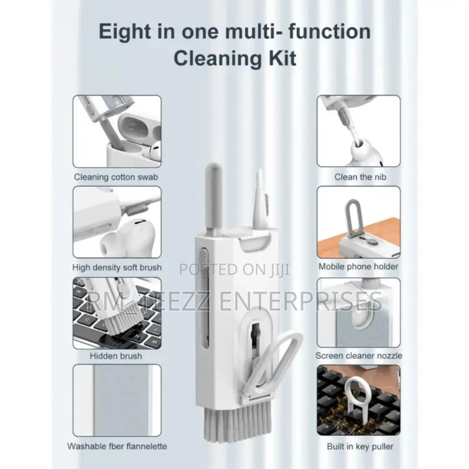 8-in-1 Portable Multifunctional Devices Cleaning Kit