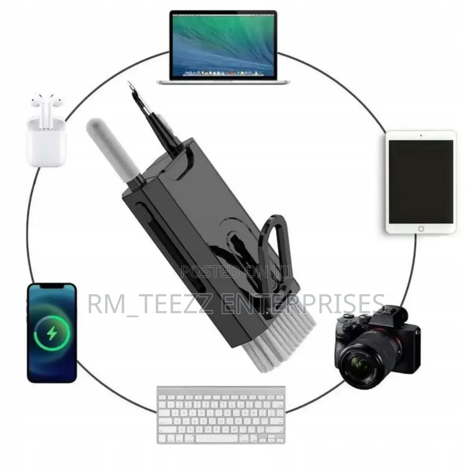8-in-1 Portable Multifunctional Devices Cleaning Kit