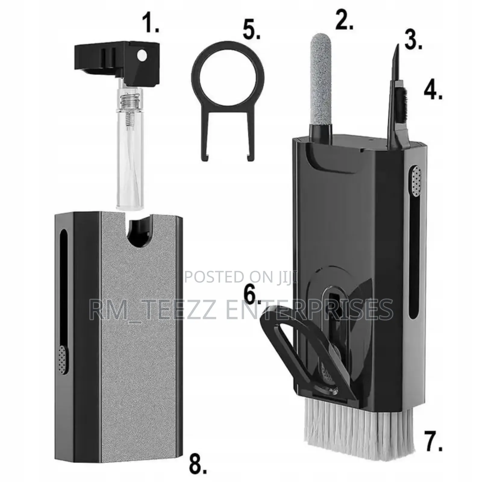 8-in-1 Portable Multifunctional Devices Cleaning Kit