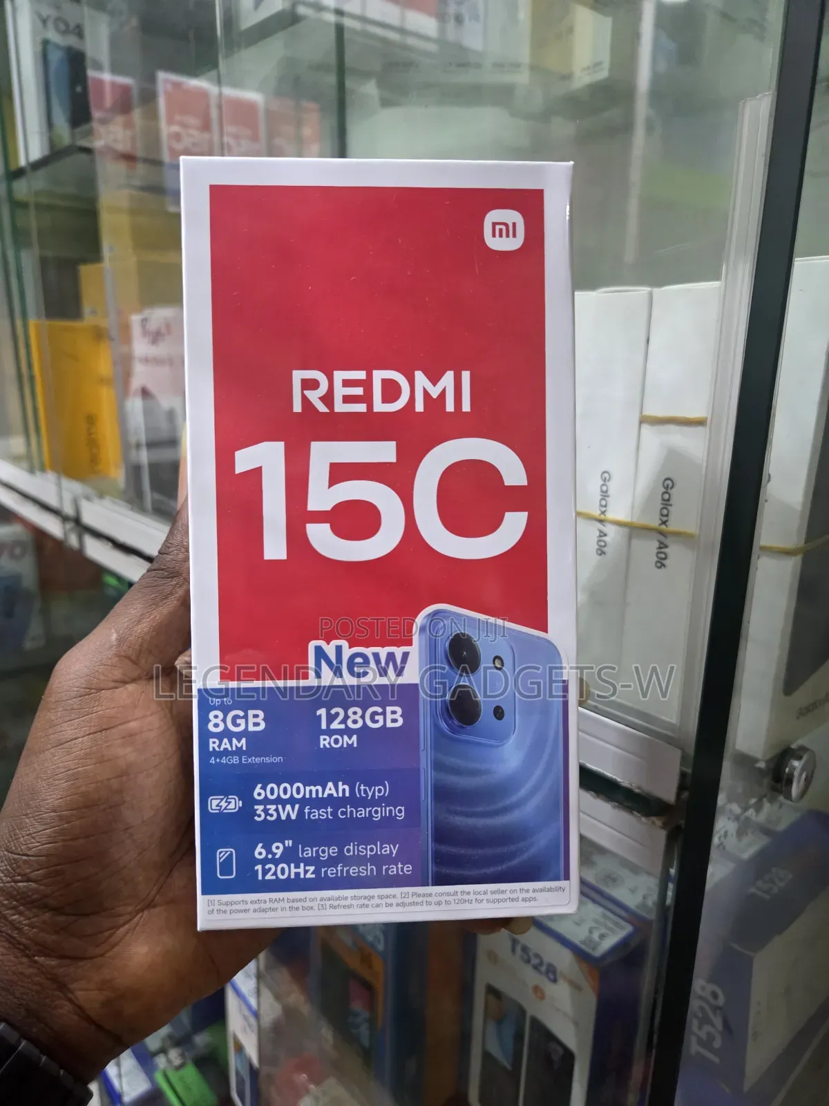 New Xiaomi Redmi 15C 4G 128 GB Blue