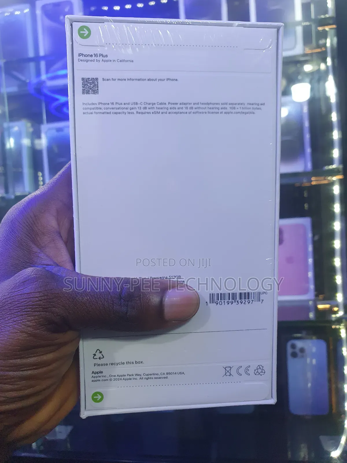 New Apple iPhone 16 Plus 512 GB Blue