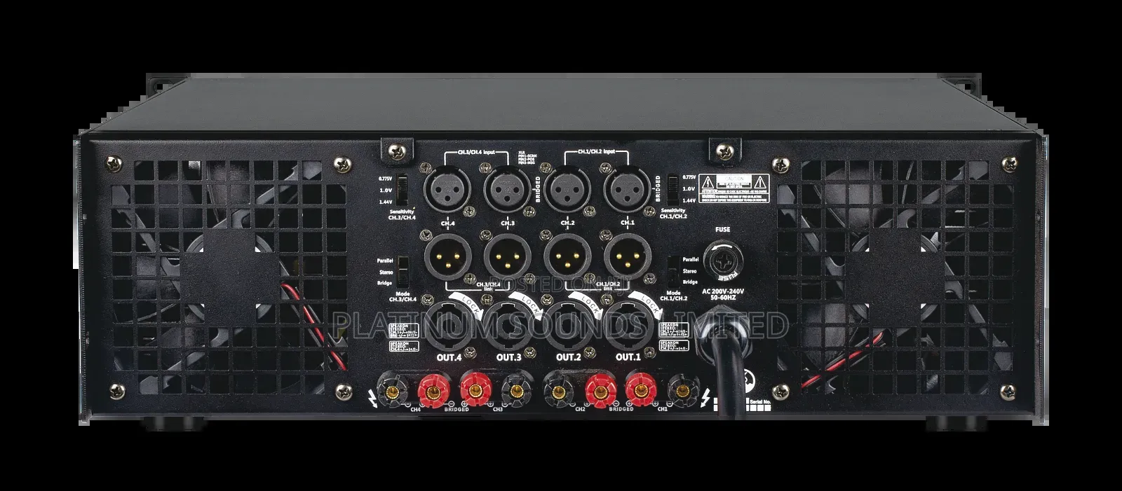 Darock Pro Audio Buffalo 4ch Subwoofer Amplifier