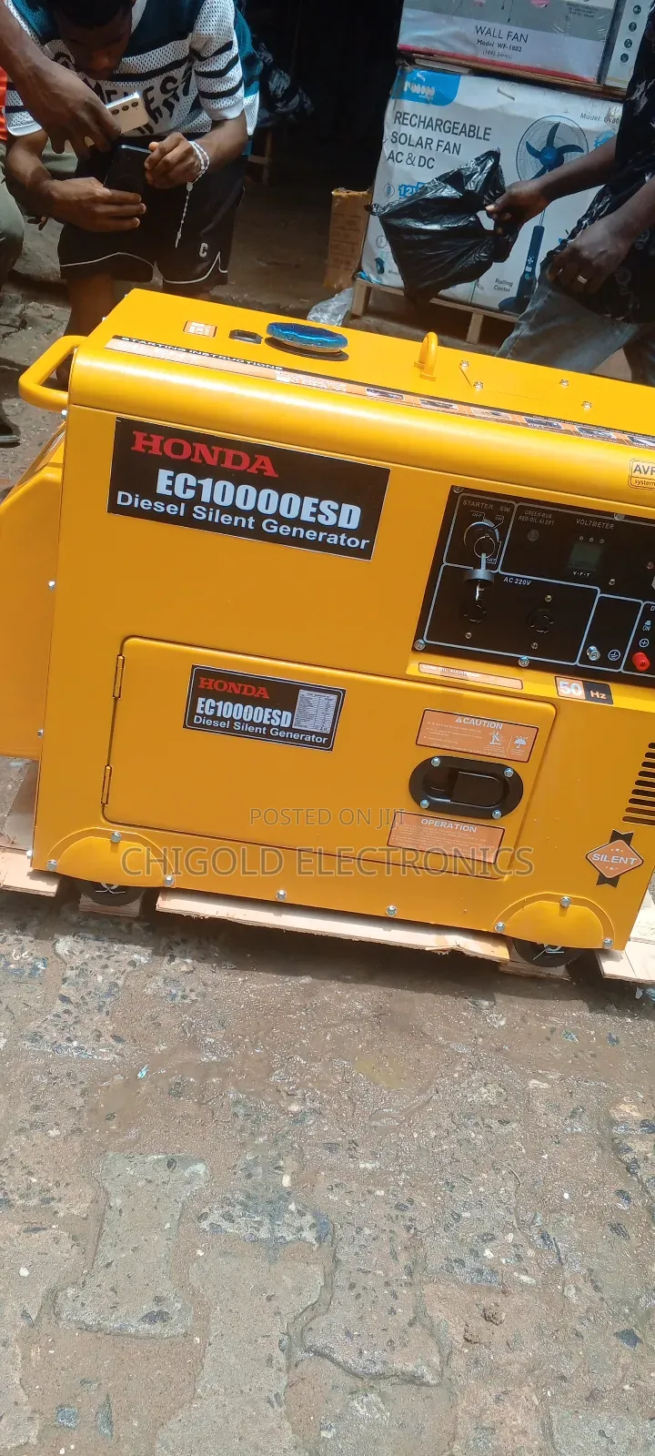 Complete Copper Coil Honda Diesel Soundproof Generator