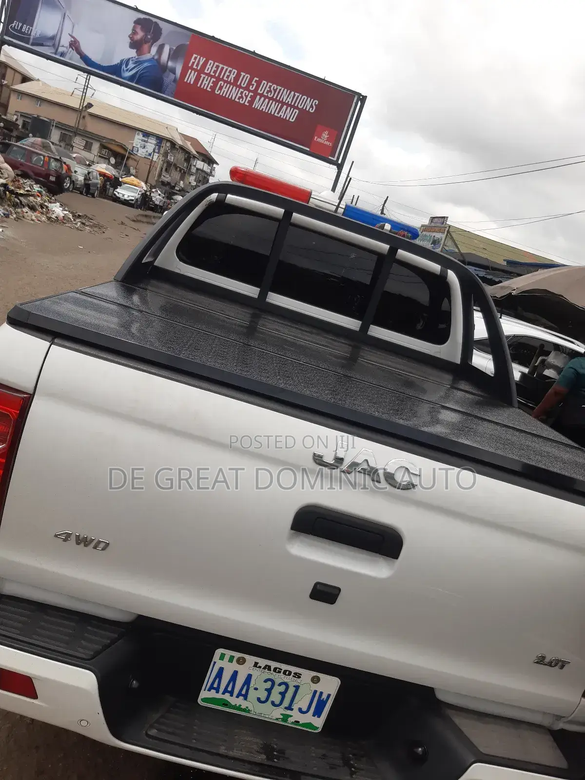 Filber Folding Boot Cover for Jac Pickup New Model