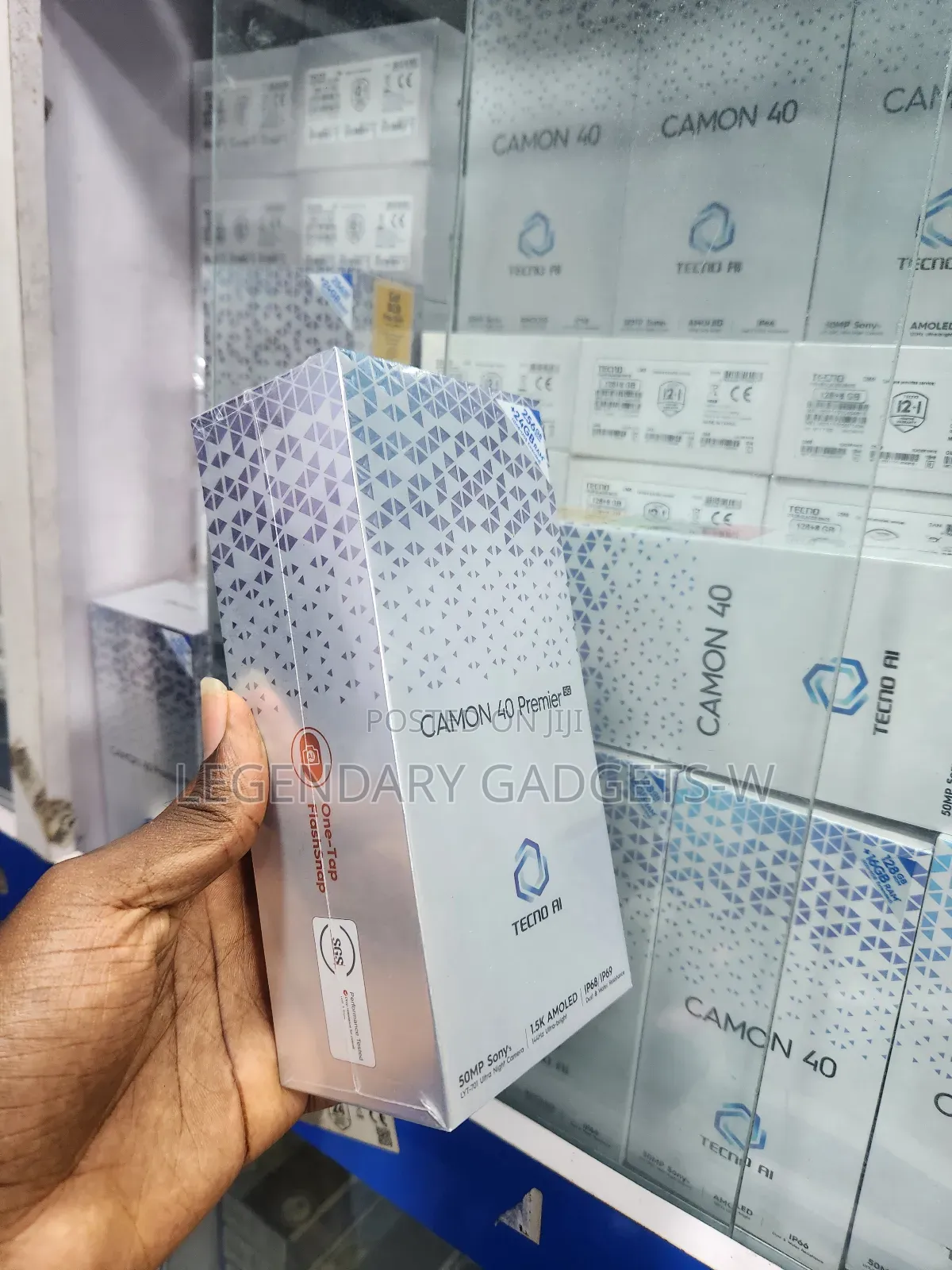 New Tecno Camon 40 Premier 256 GB Gray