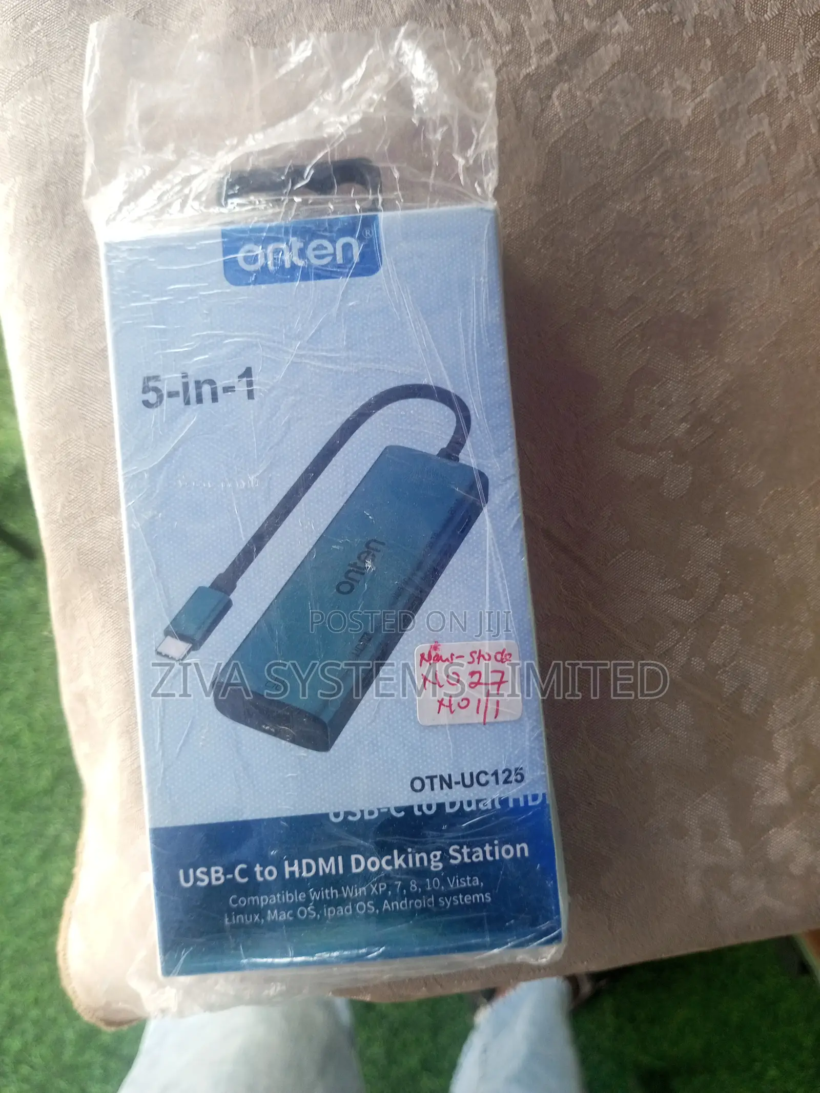 Onten Uc125 5-in-2 Usb-C to Hdmi Dock Station