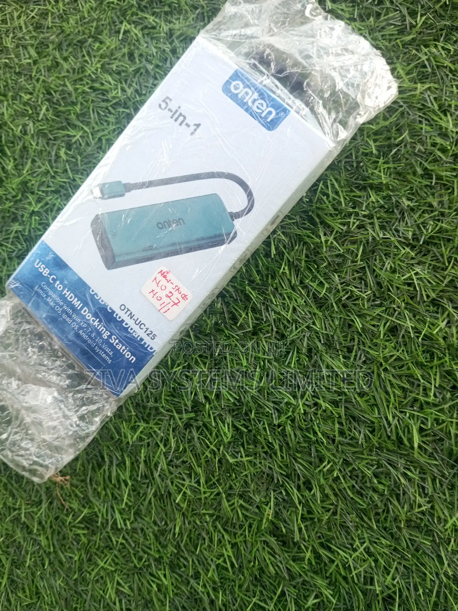 Onten Uc125 5-in-2 Usb-C to Hdmi Dock Station
