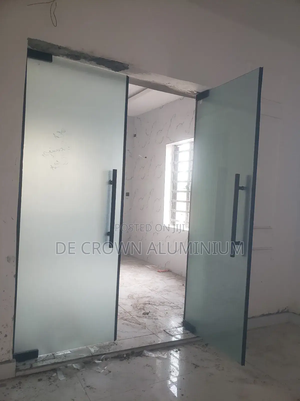 Frosted Glass Door