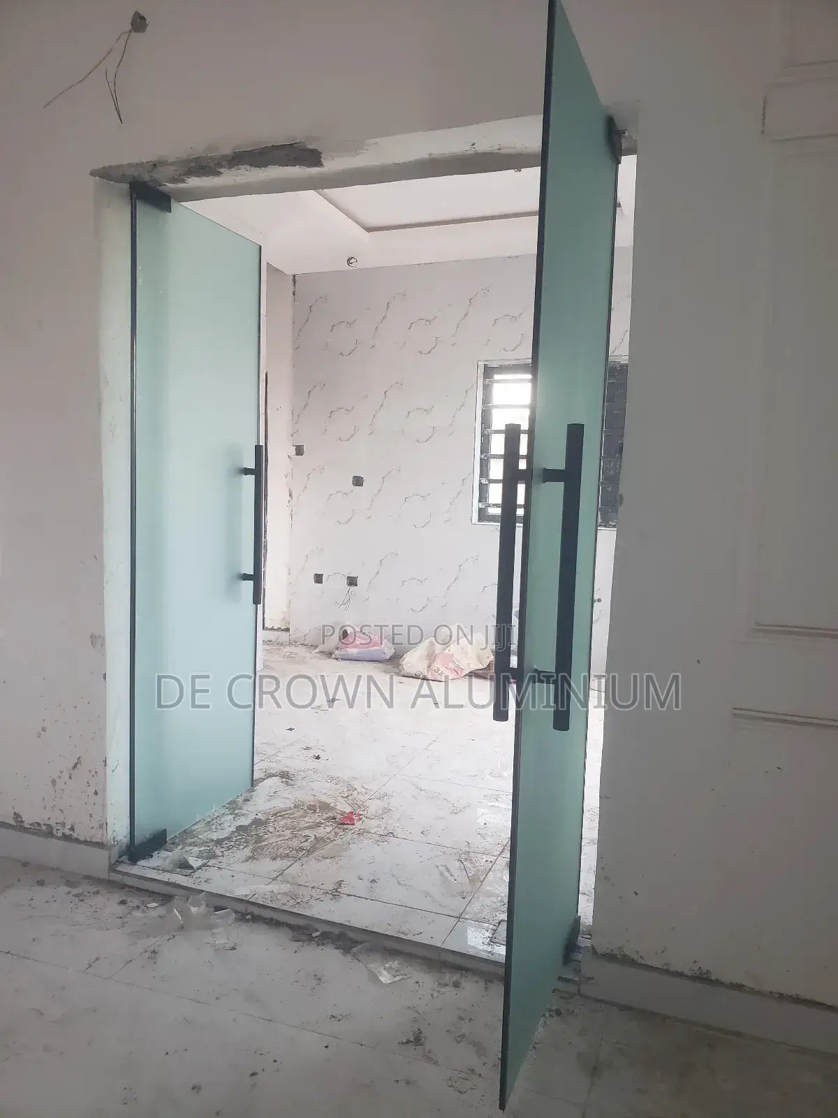 Frosted Glass Door