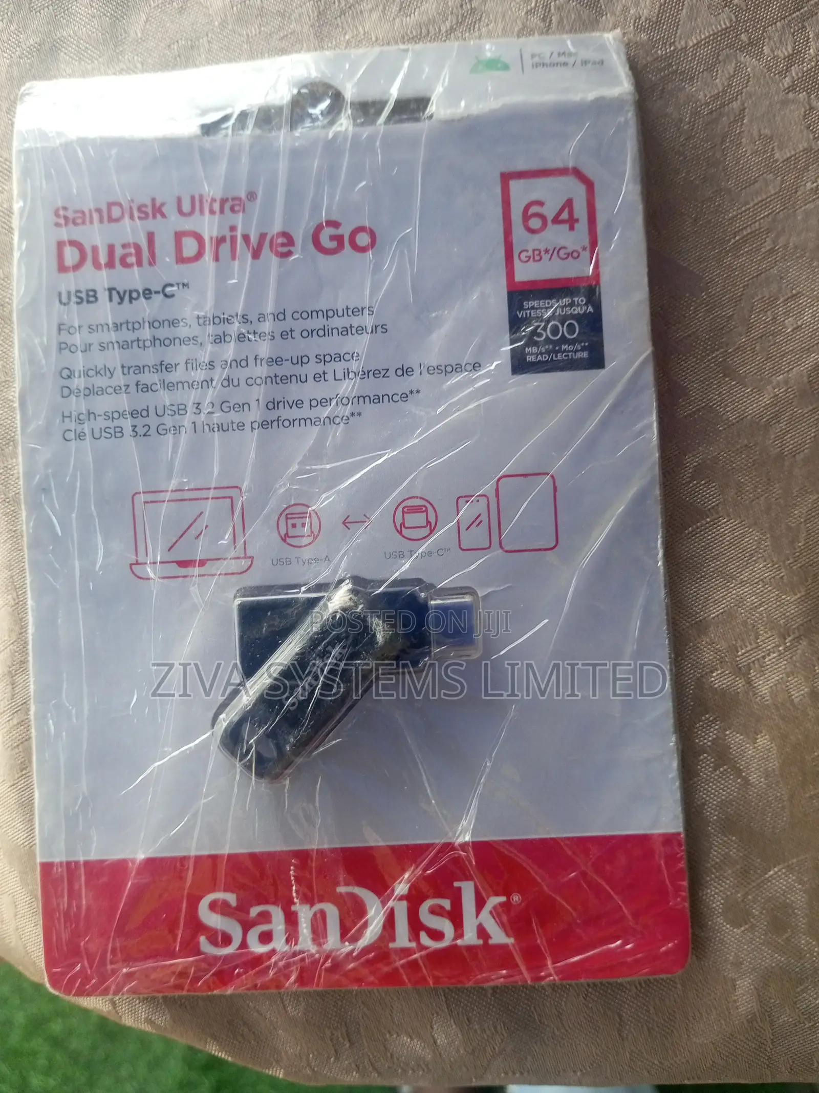 Sandisk Ultra Dual Drive Go Usb Type-C 3.1 64gb