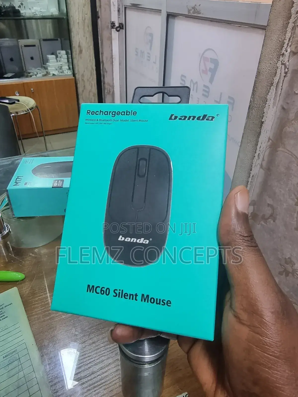Original Banda Rechargeable Bluetooth +Dongle Smart Muose