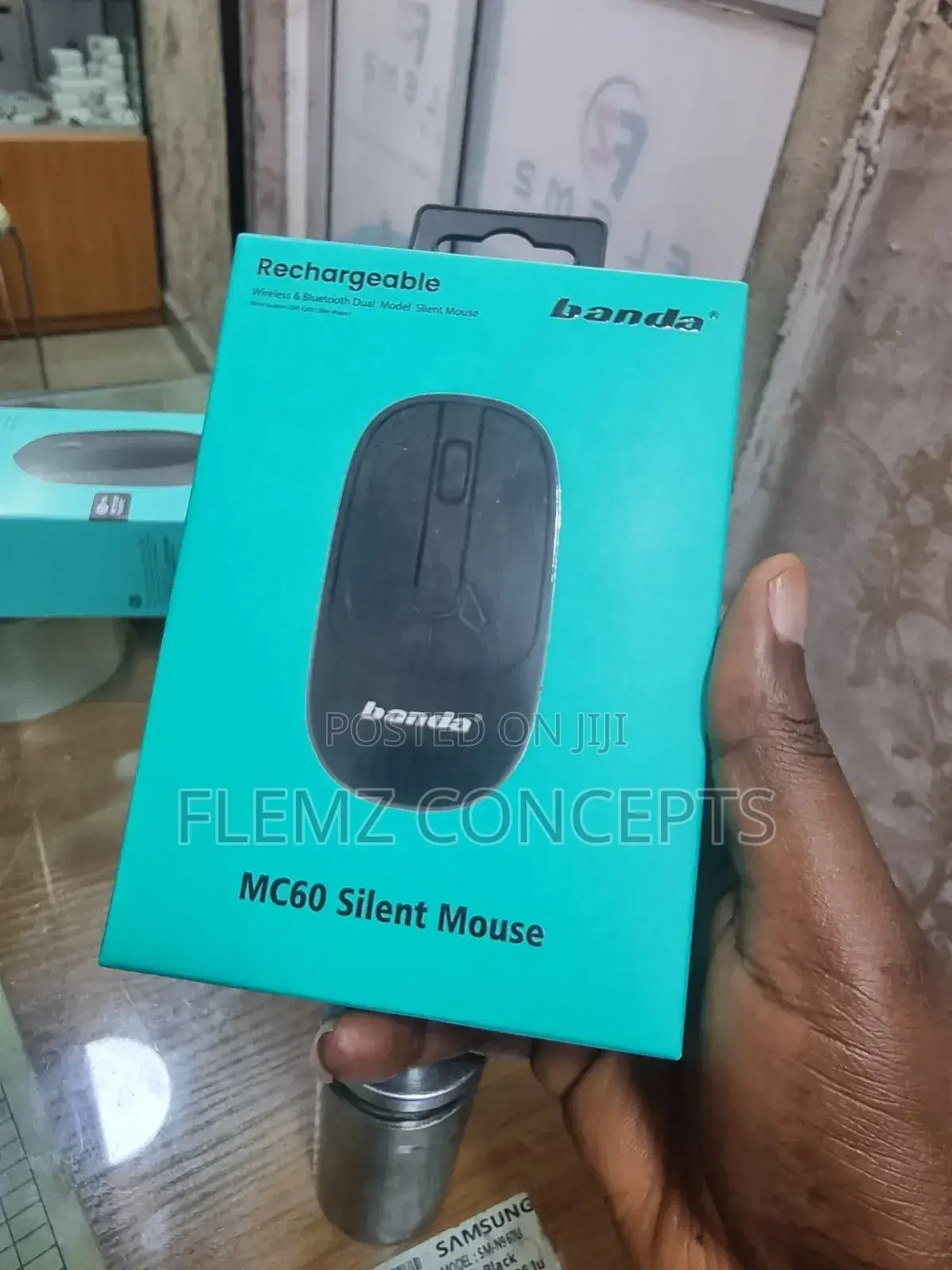 Original Banda Rechargeable Bluetooth +Dongle Smart Muose