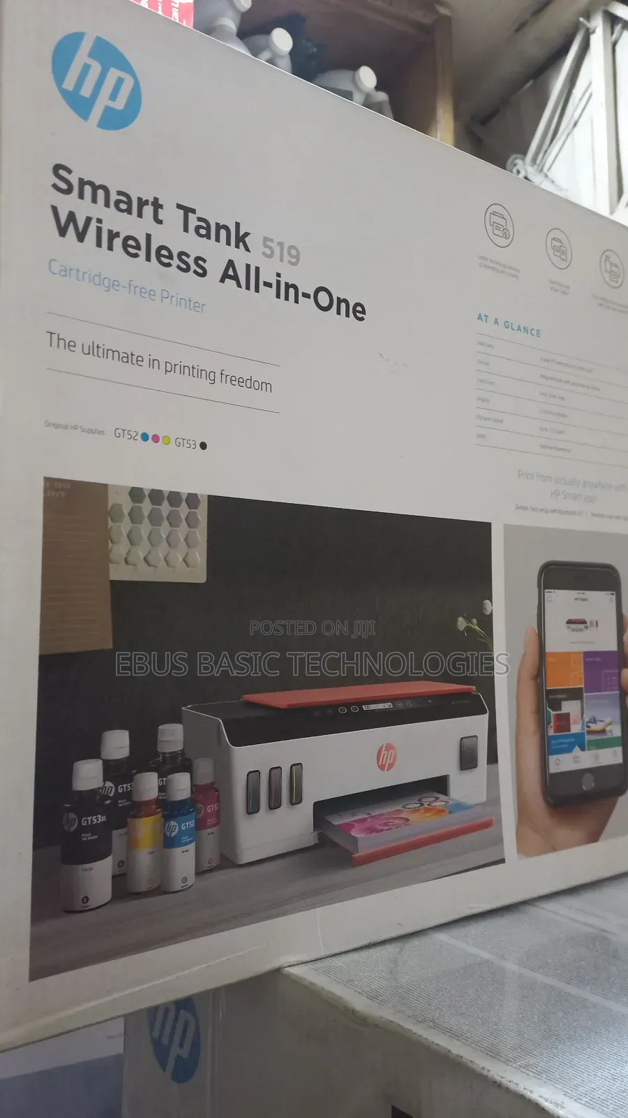 Hp Smart Tank 519 All in One Printer