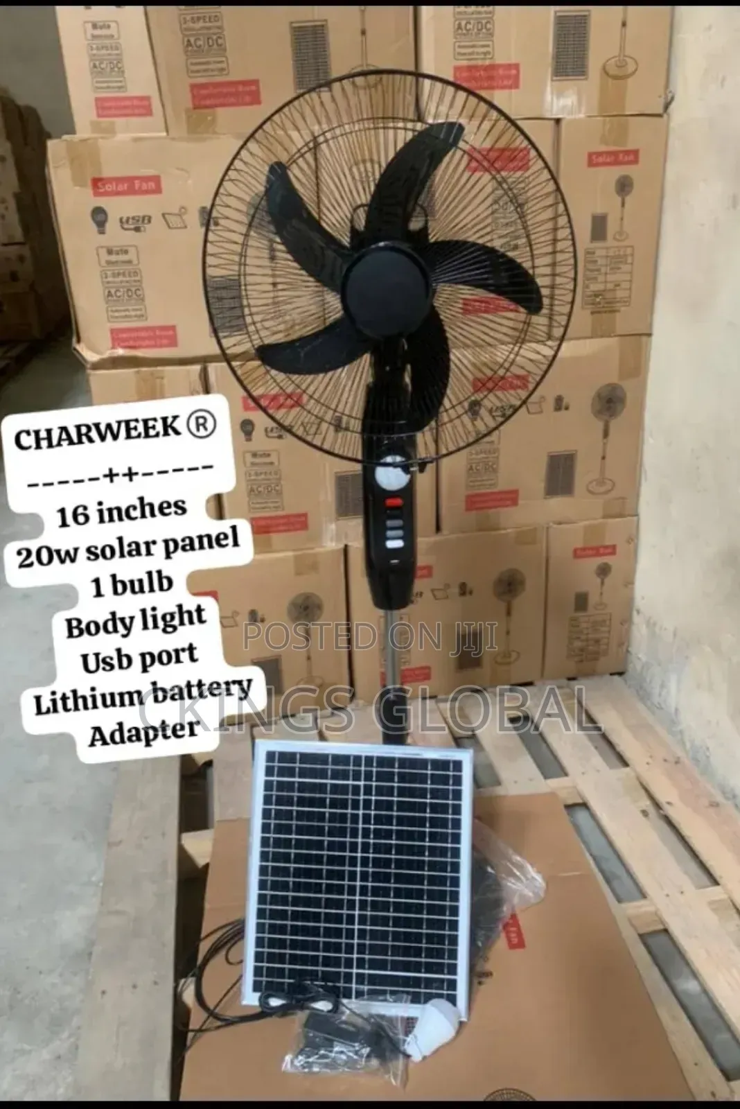 Charweek Solarfan