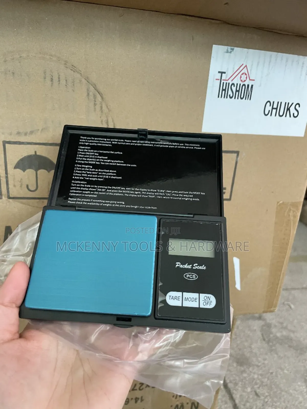 B Packaging For An Mh-696 Pocket Scale Professional.