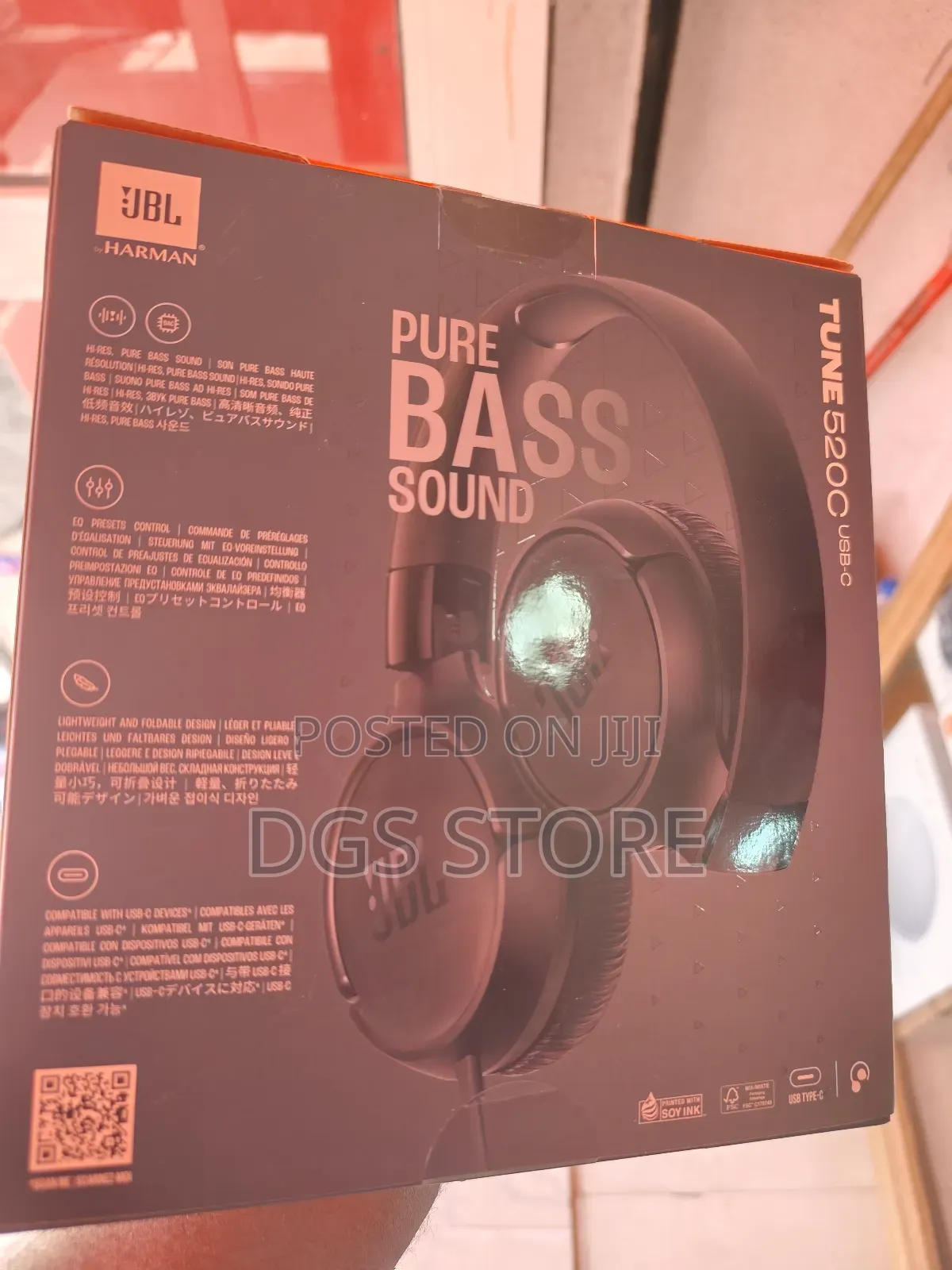 JBL Tune 520c Wired Type C Headphone