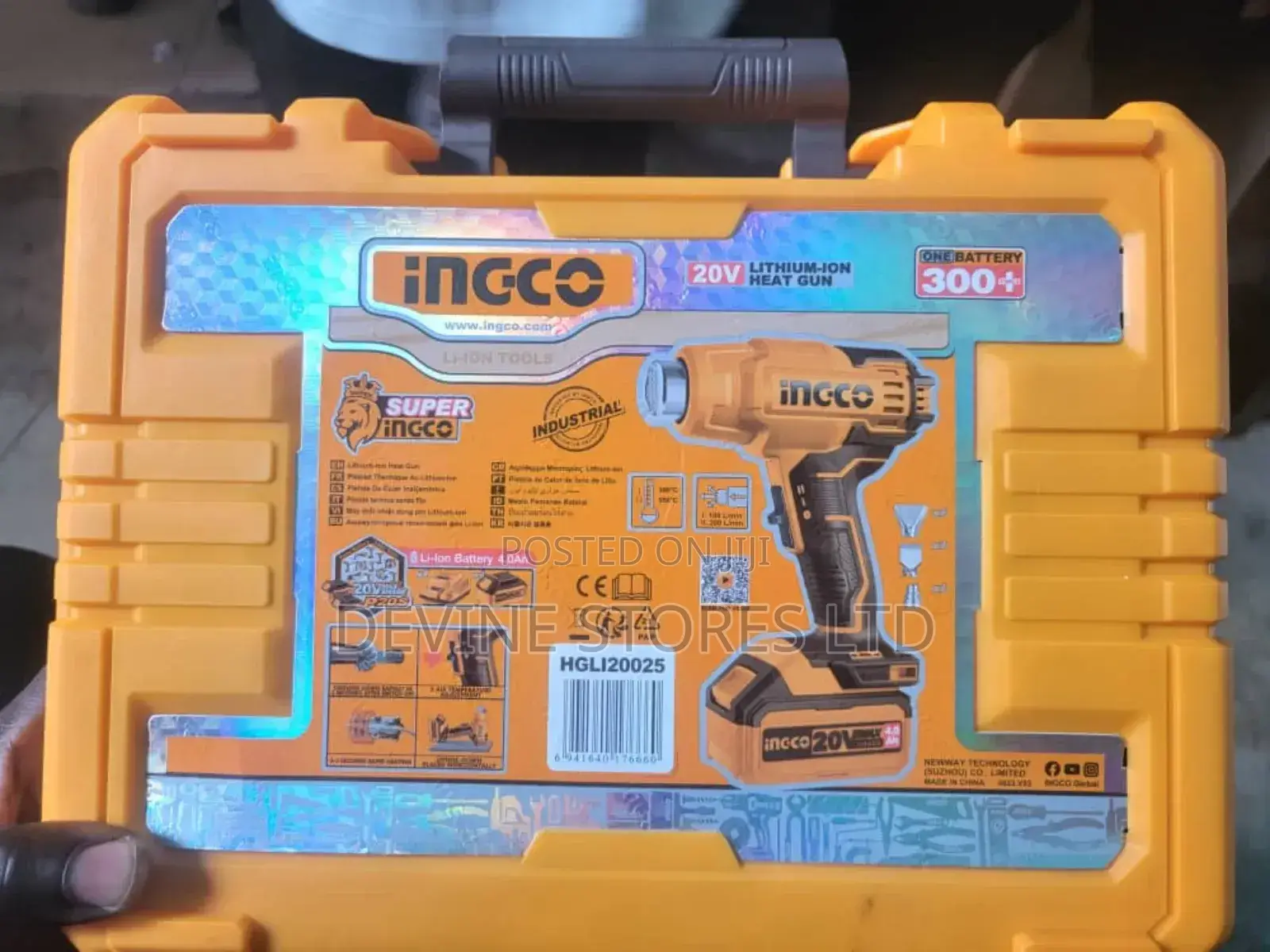 20v Ingco Cordless Heat Gun Machine