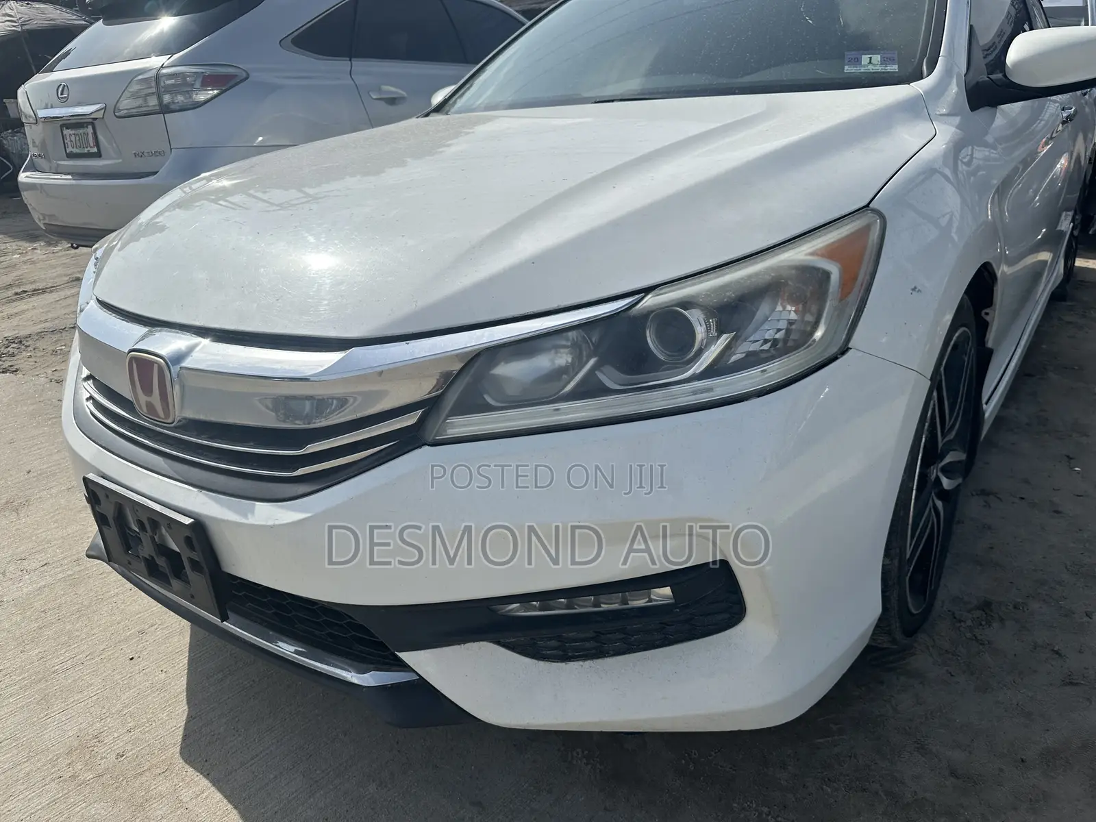 Honda Accord Sport SE 4dr Sedan FWD (2.4L 4cyl 2A) 2017 Off white