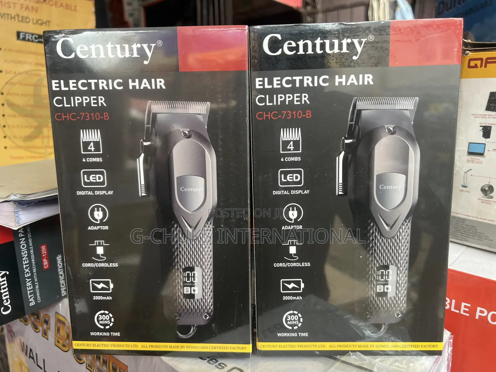 Century Electric Hair Clipper CHC-7310-B