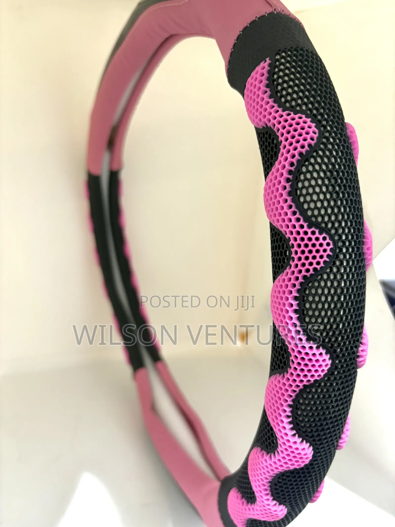 Universal Pink Color Steering Cover