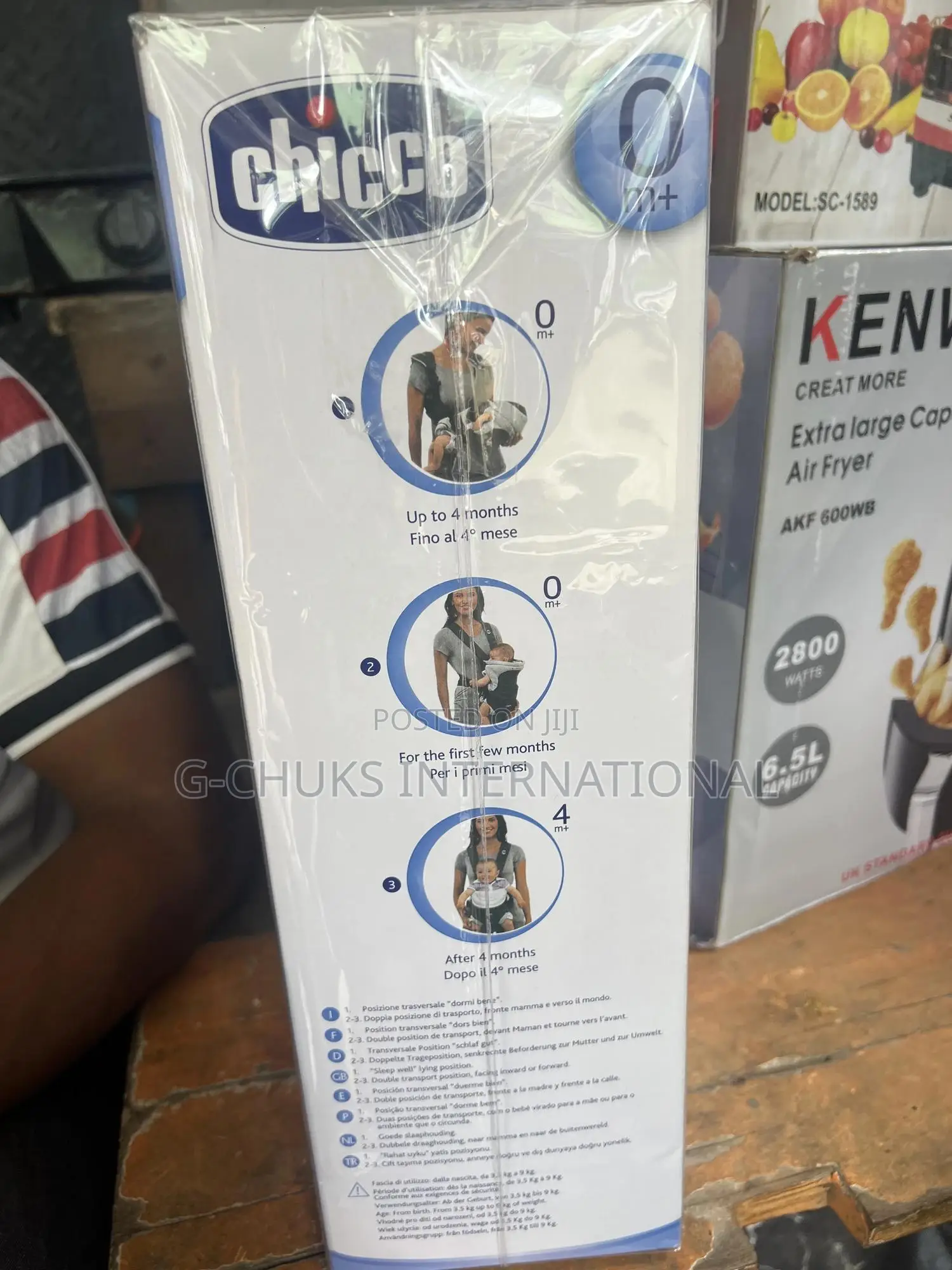 Chicco 3 Way Baby Carrier From 0+