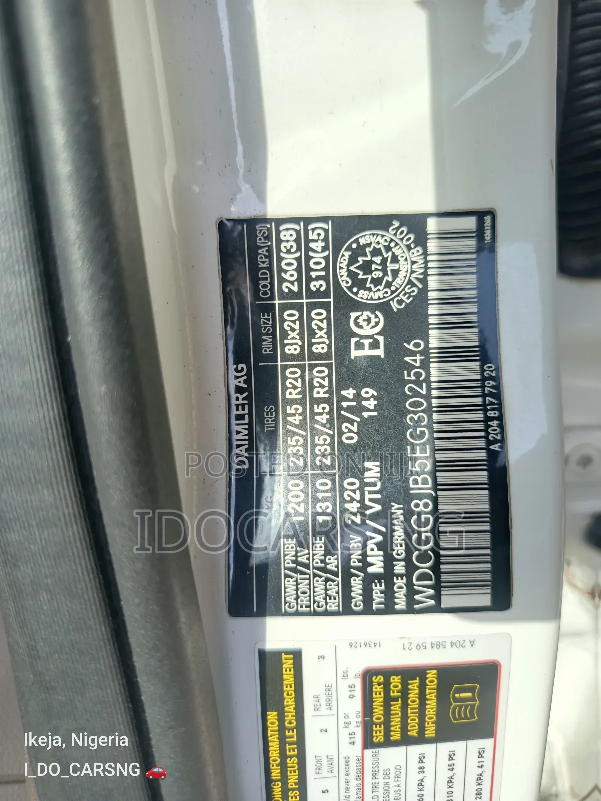 Mercedes-Benz GLK-Class 350 4MATIC 2014 White