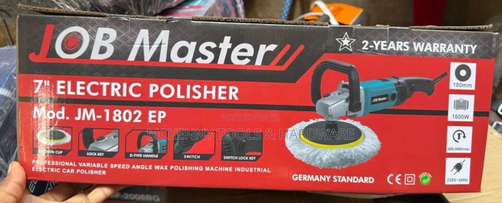 Job Master 7" Electric Polisher, Model Jm-1802 Ep. T