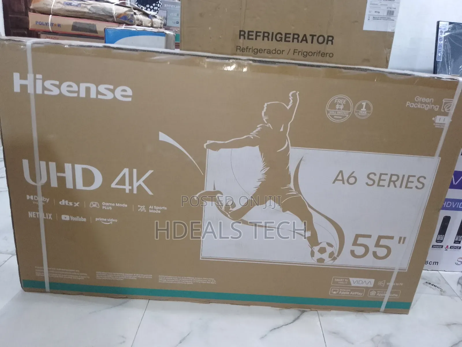 Hisense 55 Inches Uhd Bluetooth Smart Tv