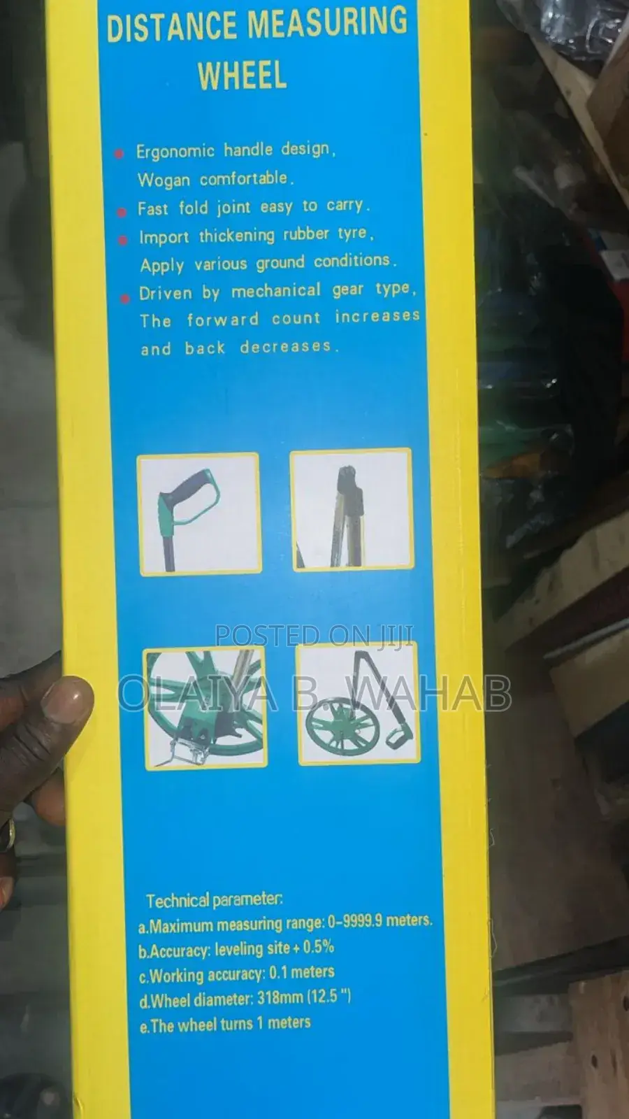 Professional Measuring Wheel – Accurate Easy Distance Measurement