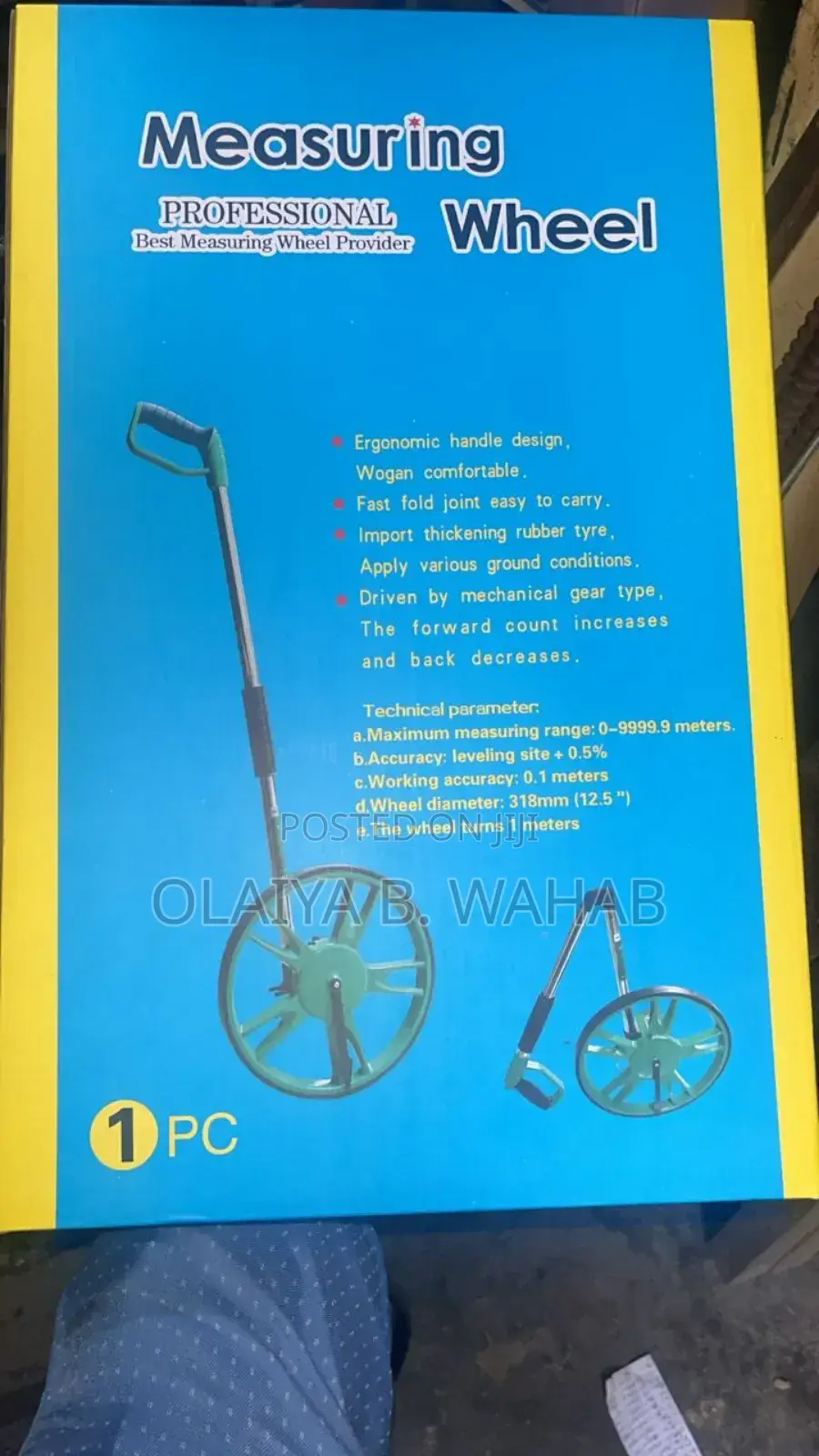 Professional Measuring Wheel – Accurate Easy Distance Measurement